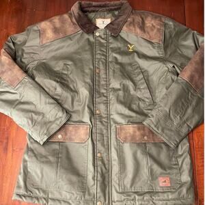 Yellowstone Dark Olive Green Chore Barn Coat Jacket Olive Green XL